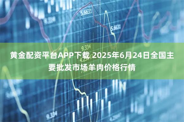 黄金配资平台APP下载 2025年6月24日全国主要批发市场羊肉价格行情